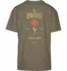 FIFTYEIGHT ROSE - BE UNIQUE - HEAVY OVERSIZED T-SHIRT